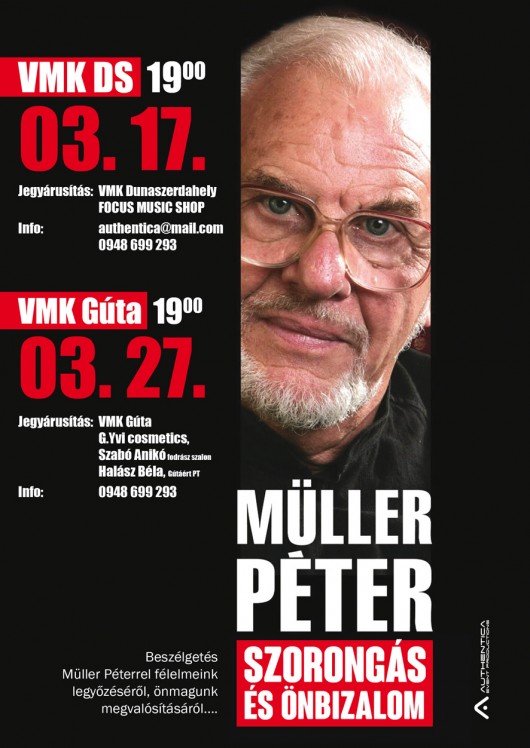 Dunaszerdahely-Gúta Müller előadás 2015.márc. plakát
